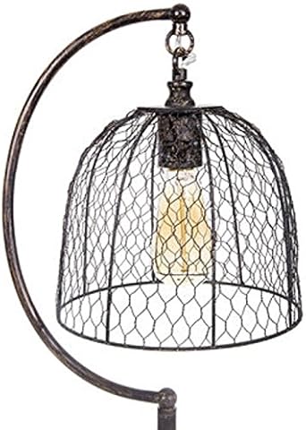 chicken wire floor lamp