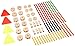 Ideal 68-Piece Fiddlestix Classic Wood Connector Set