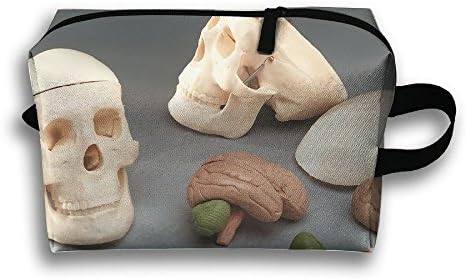 Thrifty Miniature Skull Small Travel Toiletry Bag Super Light Toiletry Organizer For Overnight Trip Bag
