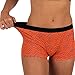 Sexy Basics Women's 6 Pack Modern Active Boy Short Boxer Brief Panties (6 Pack - Elephant, X-Large)