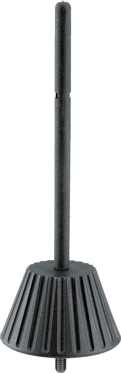 K&M Piccolo Support Peg - Black Plastic with Steel Core - Soprano Recorder Needle - C Instrument Key - 17782 — image 1
