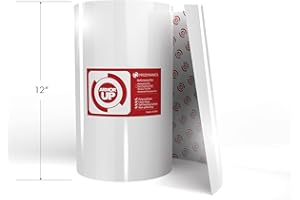 [ARMOR UP] 12"x 72", Clear Paint Protection Film Roll for Cars, Full-Size Trucks, SUVs. 8-mil Thick, Non-Yellowing, Optical Clarity, UV Protection, Self-Healing, Gloss Finish