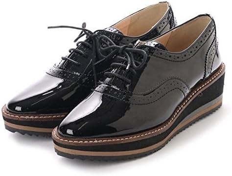 Amazon マチルダ シューズ Mathilda Mathilda ウィングチップレースアップローファー Mj ブラックエナメル調 23 Mathilda マチルダ シューズ シューズ バッグ