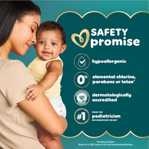 PAMPERS SWADDLERS DIAPERS, SIZE 5 (20-37 LBS), 132 COUNT, ABSORBENT, KEEPS BABY DRY AND COMFORTABLE, SKIN SAFE DISPOSABLE BABY DIAPER (PACKAGING MAY VARY)