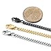 Jstyle Stainless Steel Link Curb Chain Necklace for Men Women 3 Pcs 3.5mm