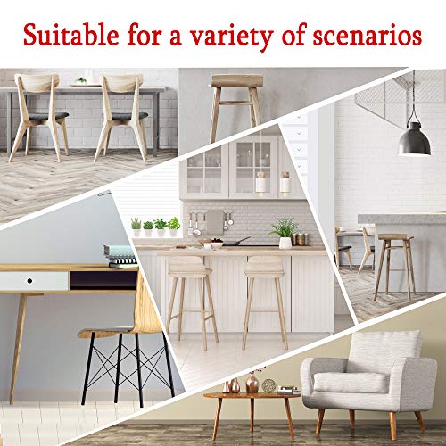 Yelanon Non Slip Furniture Pads Self Adhesive 48 Pieces 1'' Furniture Grippers Furniture Rubber Round Pads Thick Chair Leg Floor Protectors to Protect Hardwood Floors
