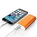 iPhone 6 Plus Battery, i-Blason? Aero 5200 mAh Ultra Compact External Battery Portable USB Charger Power Bank - Intelli-ChargeTM Wide Compatibility, Fast Charging, High Capacity - For Apple iPhone 6 Plus 5s 5c 5 Samsung Galaxy S5 S4 Active Mini, Note 3 4 Pro Edge, LG G3 G2, Nexus 6 5 4, HTC One M8, MOTO X X+1, PS Vita and More (Orange)