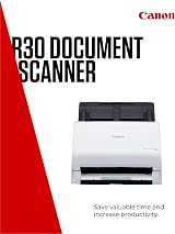 Canon imageFORMULA R30 Document Scanner Double Sided USB 60 Sheet Feeder OCR view 2