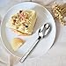 Saedy Stainless Steel Dessert Spoons, 6.7 Inches, 12-piece