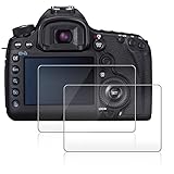 Camera Screen Protector for Canon EOS 5D Mark III MK 5DS 5DSR 5DIII , AFUNTA 2 Pack Anti-scratch Tempered Glass for DSLR Camera