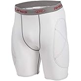 Rawlings Youth Sliding Short with Cup Pocket White YS
