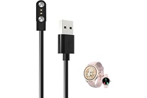 BOVUGAC [1 Pack] for YMZ DR03 SmartWatch Charger, Magnetic Replacement USB Charging Cable Compatible with YMZ DR03 Smart Watc