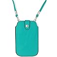 Tapp Collections Leather Neck Pouch for Phone (Style 2) - Aqua