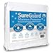 SureGuard King Size Mattress Protector - 100% Waterproof, Hypoallergenic - Premium Fitted Cotton Terry Cover White