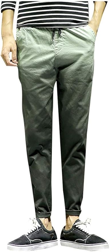 camo linen pants