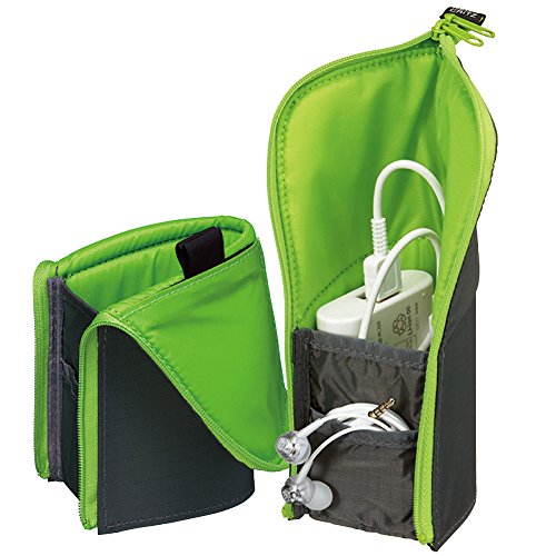 1 X (Japan Import) Kokuyo"NeoCritz" Transformer Pencil Case (5.Dark Green Light Green)