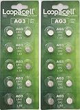 LOOPACELL AG3 LR41 392 1.5V Alkaline Watch Battery x 20