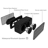 Ascar Portable Wireless Bluetooth Speaker , Bluetooth CSR 4.0 Outdoor and Shower IP56 Waterproof, 33-Foot Bluetooth Range & Built-in Mic, 10-Hour Playtime, SD/TF Card Play, Black
