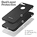 iPhone 7 Case, iPhone 7 Protective Case, Tiergrade Rubber Interior Matte Finished Easy Grip Slim Fit Dual Layer Drop Protection Shockproof Anti Scratch Resistant Cover for Apple iPhone 7 Black (negro)
