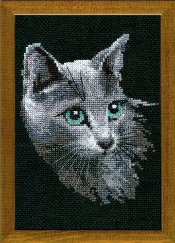 Riolis 10 Count Russian Blue Counted Cross Stitch Kit, 8.25 by 11.75-Inch