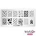 Whats Up Nails - Halloween Stamping Plates 2 Pack (A012, B023) for Nail Art Design