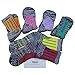 welltree Women's Hiking/Skiing/Trekking Socks Multi Performance Outdoor Sport Socks Ankle - Combination 1-6 Pairs