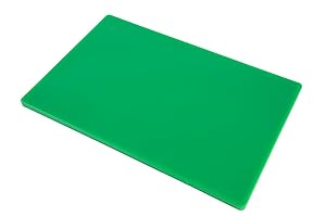 Professional Plastic Cutting Board, HDPE Poly for Restaurants, Dishwasher Safe and BPA Free (18 x 12 x 1/2, Green)