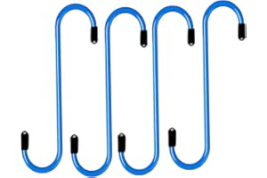 KOMITASUI Brake Caliper Hangers Brake Caliper Hanger Hooks with Rubber Tips Automotive Tools for Braking, Axle, Bearing and Suspesion System Work(4pcs Blue)