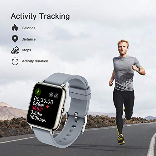 Mugo Smart Watch, Fitness Tracker and Heart Rate Monitor, Smartwatch