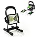 LED Work Light Vaincre 15W 24LED Outdoor Floodlight Camping Lights Portable, Built-in Rechargeable Lithium Batteries with USB Ports to charge Mobile Devices Black