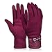 Vbiger Womens Winter Gloves Touch Screen Gloves Thick Warm Windproof Mittens