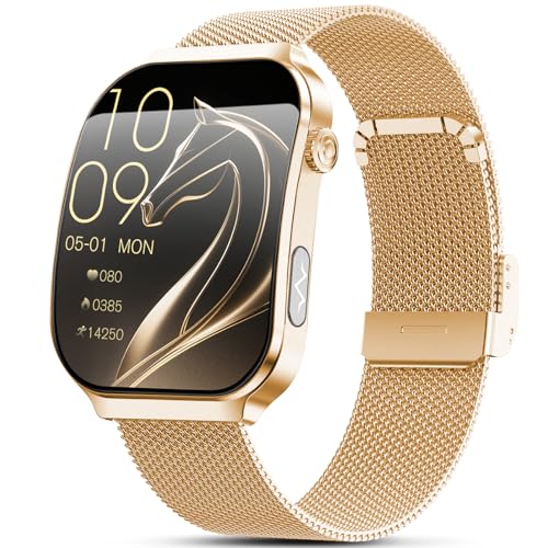 2026 New Smartwatch with ECG/Blood Pressure/Mini Health Check/BMI/Uric Acid, 2.2" 3D Curved Screen Smart Watch with 24H Heart Rate/HRV/SpO2/Sleep Monitor, Android/iOS
