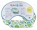 My Brest Friend Original Nursing Posture Pillow, Green & Blue Leaf