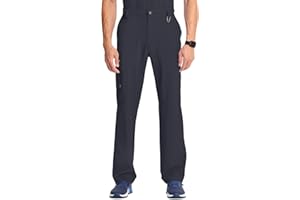 INFINITY Cherokee Men's Scrub Pants Modern Fit 6 Pockets Tapered Leg with Drawstring CK200A