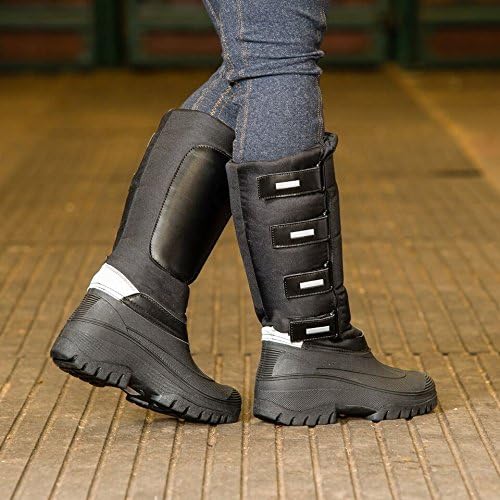 Ladies Mens Country Horse Riding Well Yard Stable Fleece Lined Long Mucker Boots