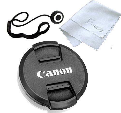 82mm Snap-On Lens Cap Replaces E-82 II for Canon EOS Lenses, with Lens Keeper