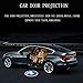 Car Door LED Logo Projector Light for BMW,Ghost Shadow Welcome Lights Symbol Emblem Courtesy Step Lights Ground Lamp Kit for BMW 3 5 6 7 Z GT X Mini Series (4 Pack)