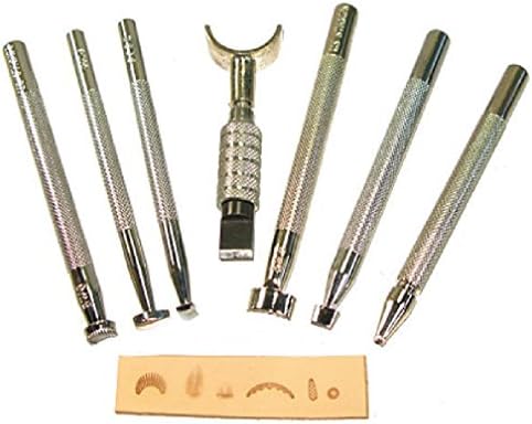 Basic 7 Leathercraft Stamp Tool Set Leather Stamping