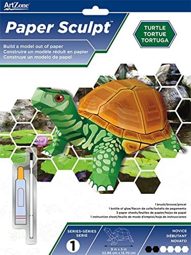 Artzone Turtle Paper Sculpt Model 9 X 5 Statues Sculptures Chefhouseresort Com Np