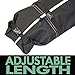 Athletico Ski Bag and Ski Boot Bag Combo - Ski Bags for Air Travel - Unpadded Snow Ski Bags Fit Skis Up to 200cm - For Men, Women, Adults, and Children (Black with White Trim)