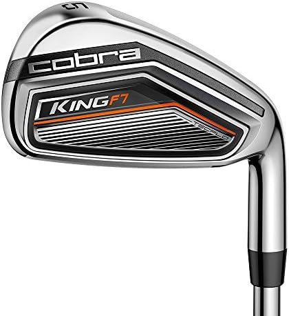 2017 Cobra Golf Men's KING F7 Iron Set 4-PW True Temper King F7 Steel Shafts (right, steel, Stiff)