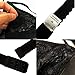 Buitifo Women Lace Bra Sexy Bralette Strappy Soft Bustier Lingerie (XL, Black 2)