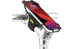 BONE Bike Tie Pro 3 Bike Phone Mount, Universal Bicycle Phone Holder for Bike Compatible with iPhone 15 to 11 Pro Max XS 8 Pl
