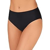 Island Escape Womens Solid Bikini Swim Bottom Separates Black 10