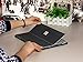 HERNGEE Surface Carbon Fiber Texture Protective Decal Skin Protector PVC Skin Stickers Cover Stickers Compatible with Surface Pro 4 / New Surface Pro 2017, Black