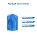 STARROAD-TIM Cat Self Groomer (2 Pack) - Upgrade Wall Corner Scratcher Brush with Catnip, Easy to Clean Cat Hair Brush for All Hair Types, Massage Comb for Cats - Blue