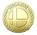 Level Up Studios Super Smash Badge Deluxe Metal Pin (Satin Gold)