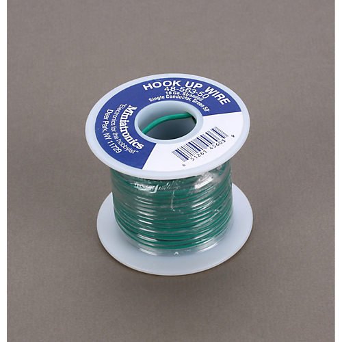 50' Stranded Wire 16 Gauge, Green