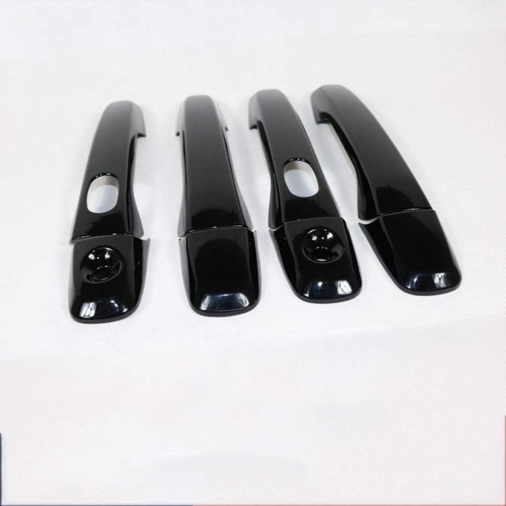 XLTWKK 8pcs ABS Chrome Car Door Handle Covers Trim Auto Accessories with Smart Holes,For Ford Explorer Sport 2016 2017