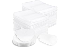HIGH-PQ 100 Pack 8'' x10'' Cushion Foam Pouches, Moving Supplies for Dishes, Packing Materials for Dishes & Cups, Glass Packing Paper and Plate Protectors for Moving(200x250x0.5MM)